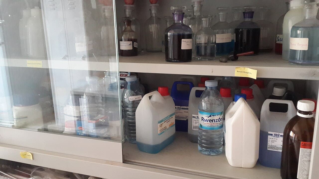 School science laboratory